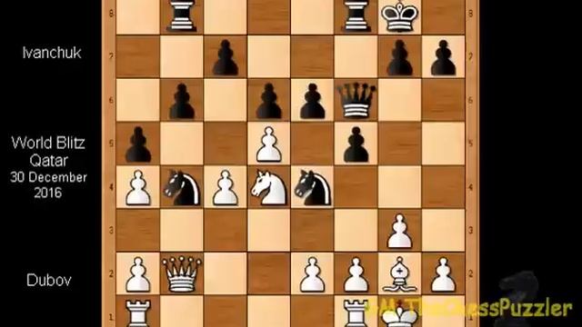 SPECIAL EDITION  - The World’s Most Unique Chess Game: Dubov vs Ivanchuk Round 13 Blitz Qatar 2016