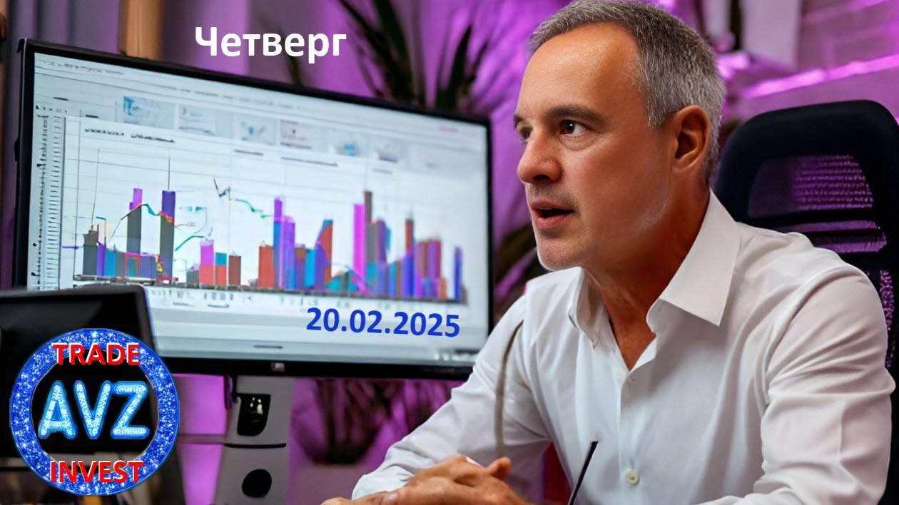 Обзор рынка 20.02.2025  в мастерской трейдера Александра Зонов. (AVZtradeInvest)