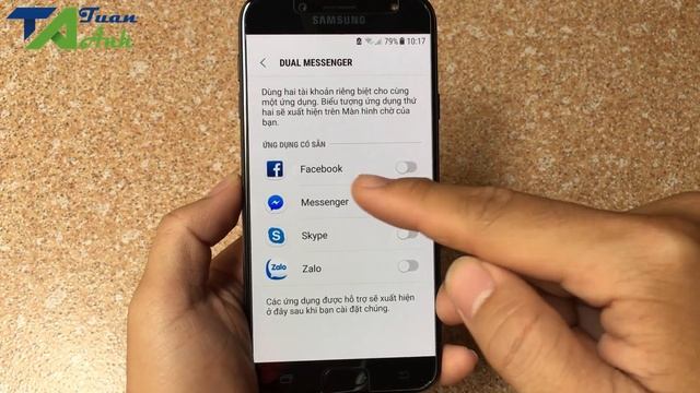 Cách cài 2 Facebook, 2 Zalo trên điện thoại Samsung