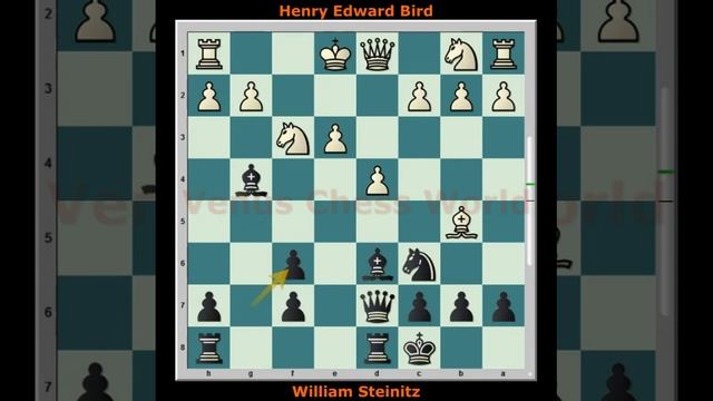 Hentry Bird Vs Steinitz | Bird's Opening | 1866