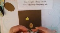 Cute pineapple card using pretty pines, Stampin UP!