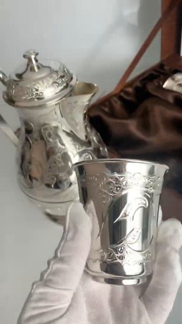 Набор для воды из серебра 925 пробы  «Райский родник»
