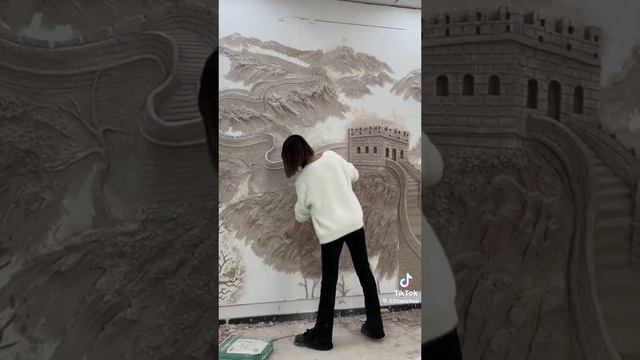 арт дизайн Великая китайская стена