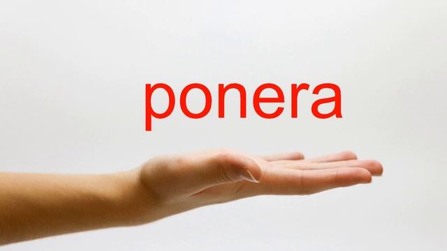 How to Pronounce ponera - American English
