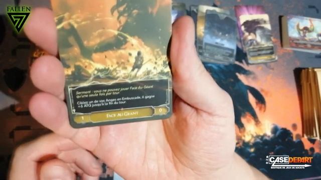 Présentation 7 fallen, opening d'un starter et de 11 boosters