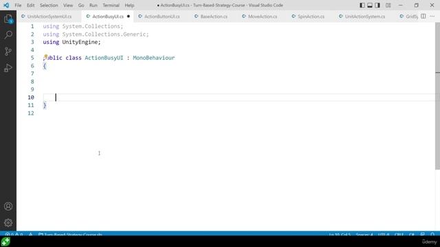 12. Action Busy UI