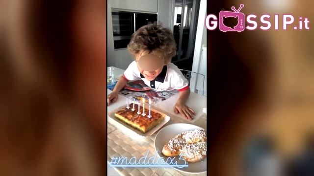 Melissa Satta festeggia i 5 anni del figlio Maddox