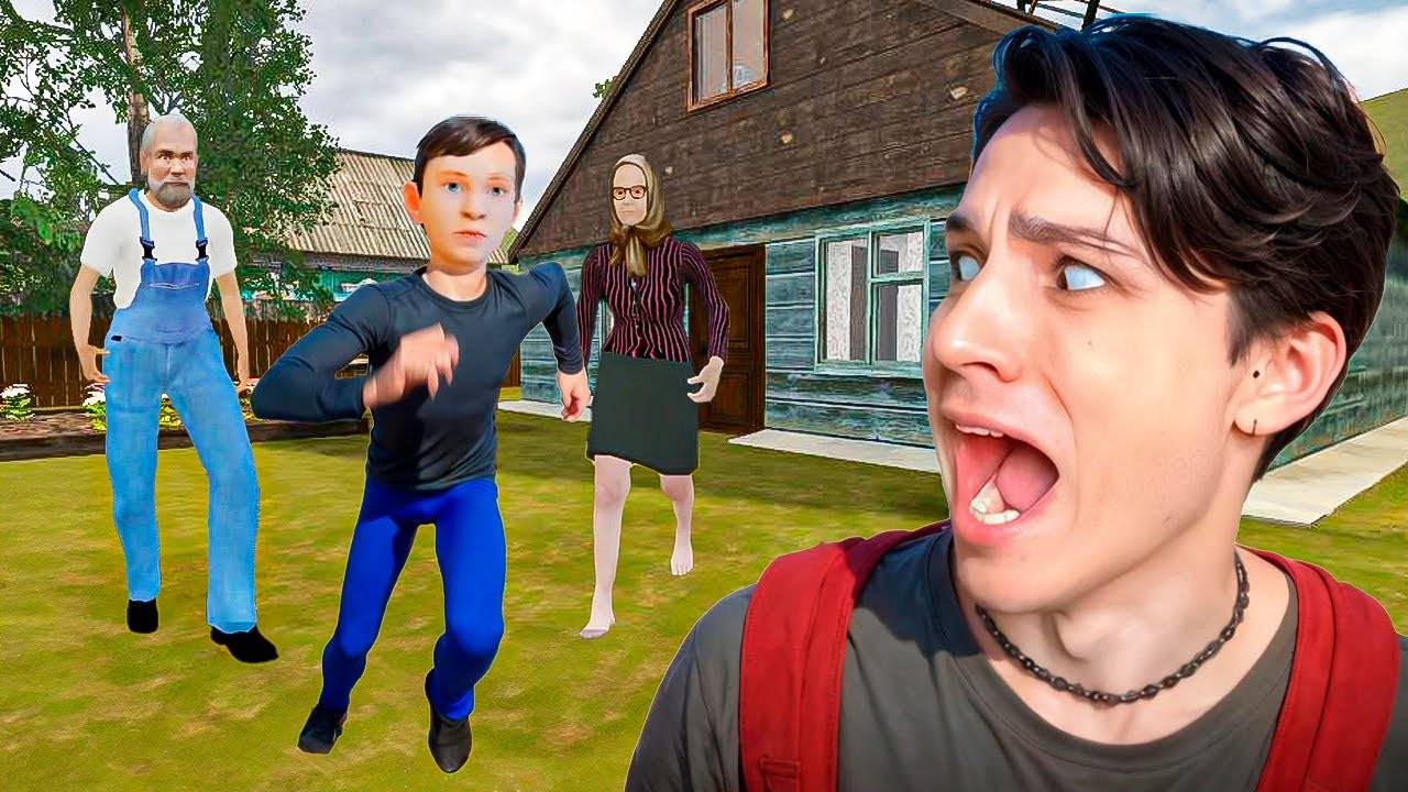 СКУЛБОЙ В ГОСТЯХ У ЗЛОЙ БАБКЕ С ДЕДОМ! АНИМЕ СЕРИАЛ ПРО SCHOOLBOY RUNAWAY! [Holy Baam]