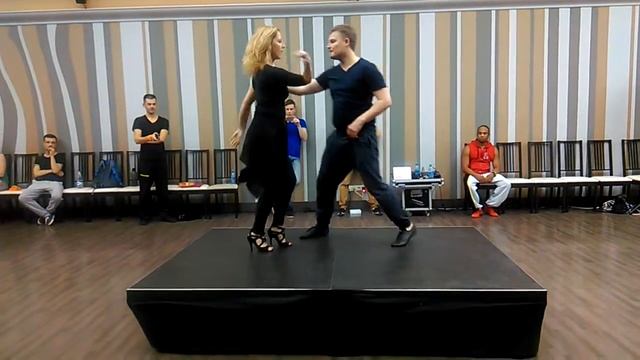 Salsa on 2 & Rumba Partnerwork. Denis Abramenkov& Marina Zakharova