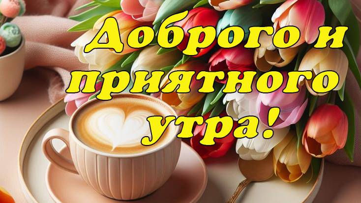 Доброго и приятного утра!😊😘😘