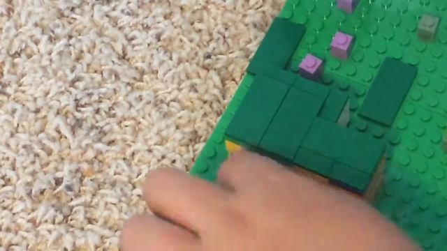 Lego Micro scale lake side house