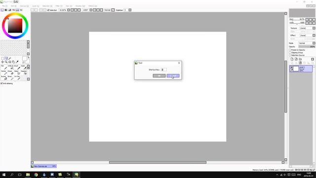 How to configure SAI to work like Photoshop