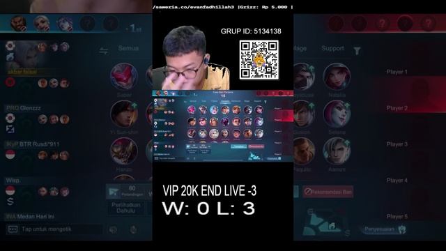 OPEN JOKI/MABAR VIP 5K PERGAME Mobile Legends Indonesia
