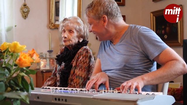 Rut Kindgren och Erik Svensson sjunger