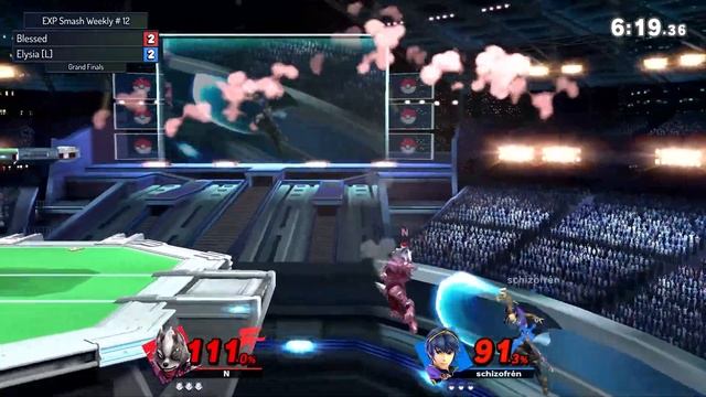 EXP SW # 12 | Blessed (Chrom) vs Elysia (Sheik) | Grand Finals | SSBU Ultimate Tournament