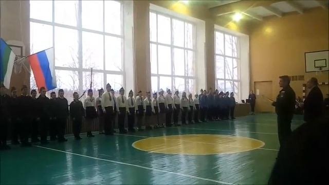 Финал строевого смотра.г.Вуктыл