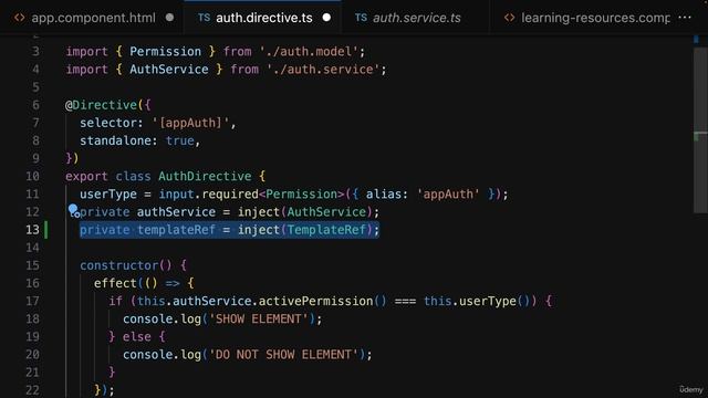 157 - Building a Custom Structural Directive
