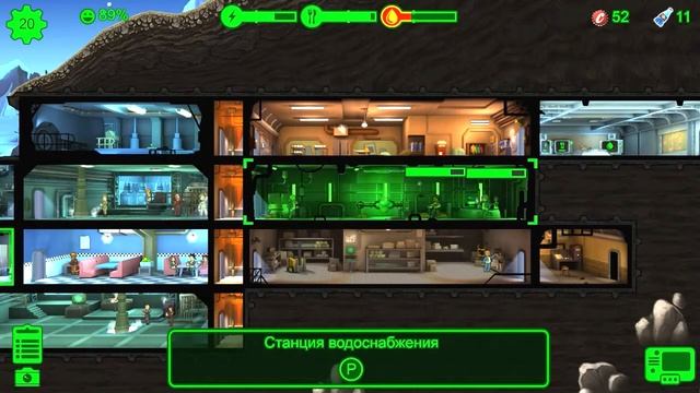 Прохождение Fallout Shelter #4 ➤ Нехватка воды [Без комментариев]