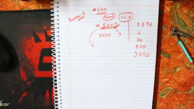 Codeforces Round 640 (Div 4)- Problem A. Sum of Round Numbers