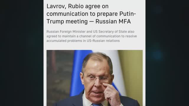 16.02 Лавров&Рубио готовят встречу Трамп&Путин. МАКРОН в панике, саботирует. Анналена за демократию.