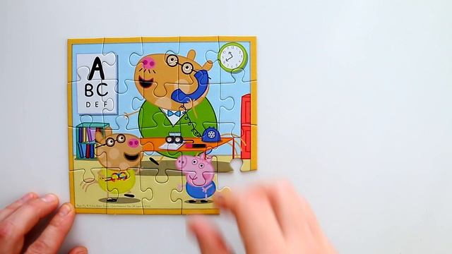 Peppa Pig and Pedro Pony - solving puzzles for children Peppa Pig | Danik and Lesha