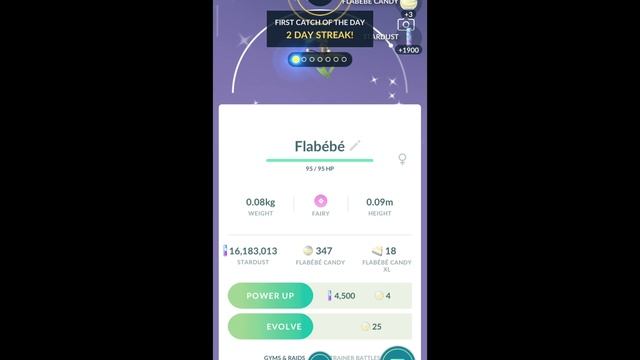 Pokémon GO-Shiny Yellow Flabébé