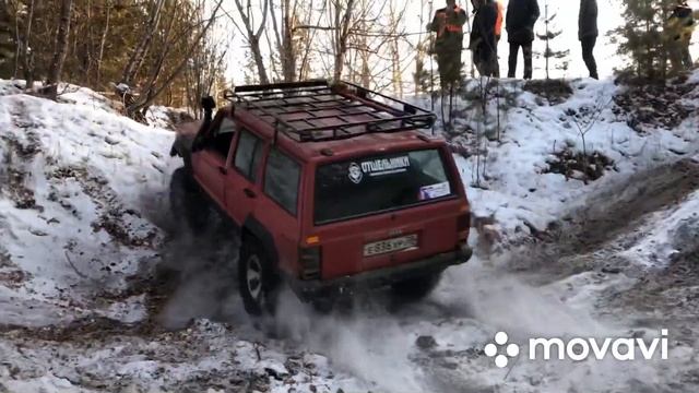 Песочница, спринт секция по триалу. Jeep Cherokee