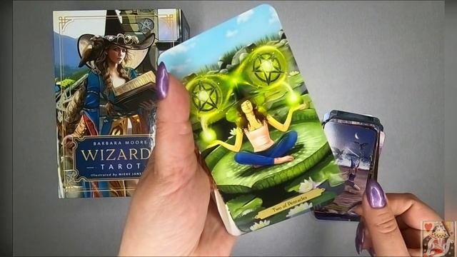 Wizards Tarot Llewellyn Barbara Moore Full Flip Through