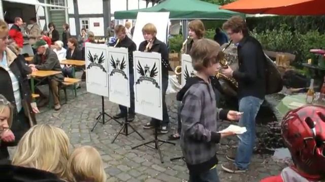 "Saxophonics" auf dem Ökomarkt 2010 in Bissendorf (Teil 7)