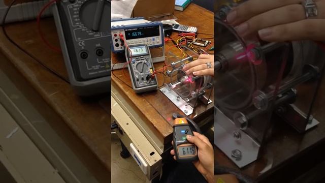 Tesla Turbine with 100Ohm Resistor