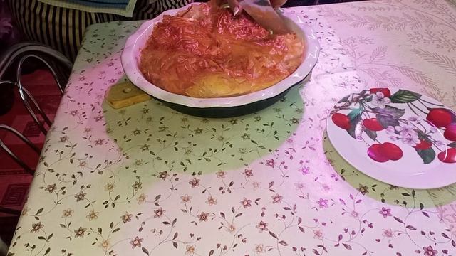 Тесто Фило. Печем пирог.