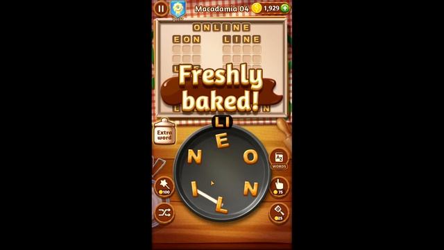 Word Cookies Macadamia Levels 1-5 - Pastry Chef Answers