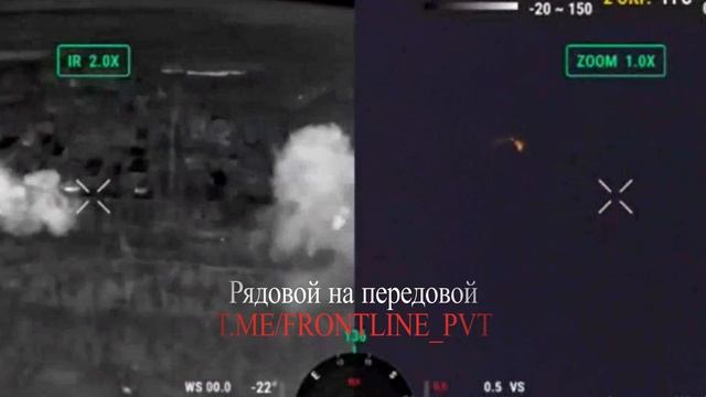 Стирая противника в прах!  Воины-артиллеристы 85 омсбр 3 АК с помощью ТОС-1А «Солнцепёк» выжгли опор