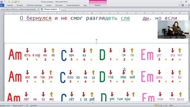 ➡️ВидеоКонспект урока. 🎼Музыкальная студия VsevGuitar. Уроки гитары во Всеволожске и онлайн🎸