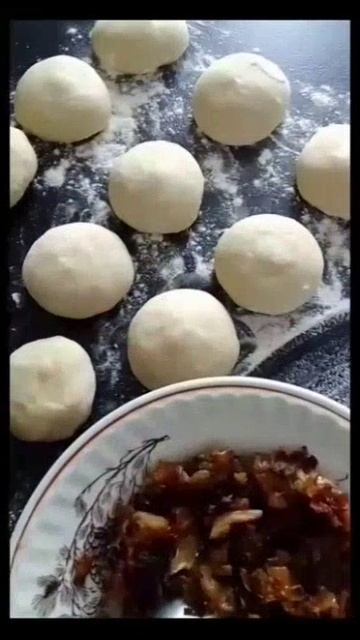 😍 Домашние пирожки с капустой! 🍵 😋