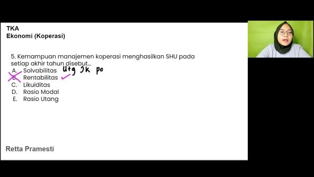 Cara MUDAH 10 TIPE SOAL TKA EKONOMI SOSHUM UTBK 2021 !