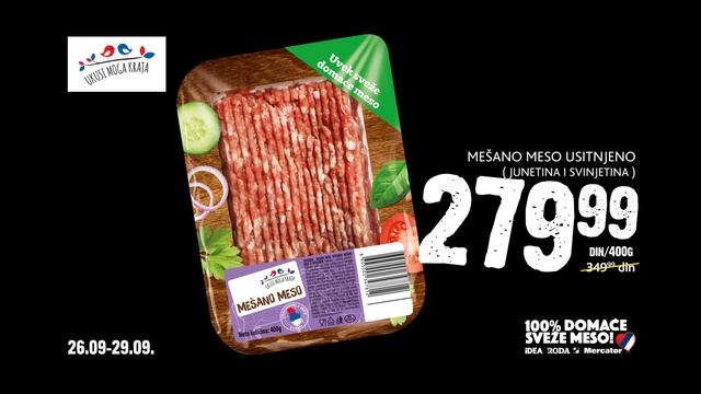 IDEA i RODA  | 100% domaće sveže pakovano meso 26-29.09.2022.