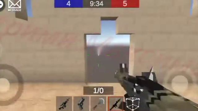 Карта на високих координатах в Pixel Combats 2