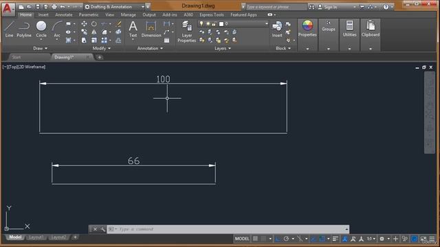 46 - Setting drawing Units View Ribbon