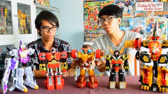[TMT][095] DX Bison King! Sự kế thừa và phát triển 40 năm Super Sentai Robot!