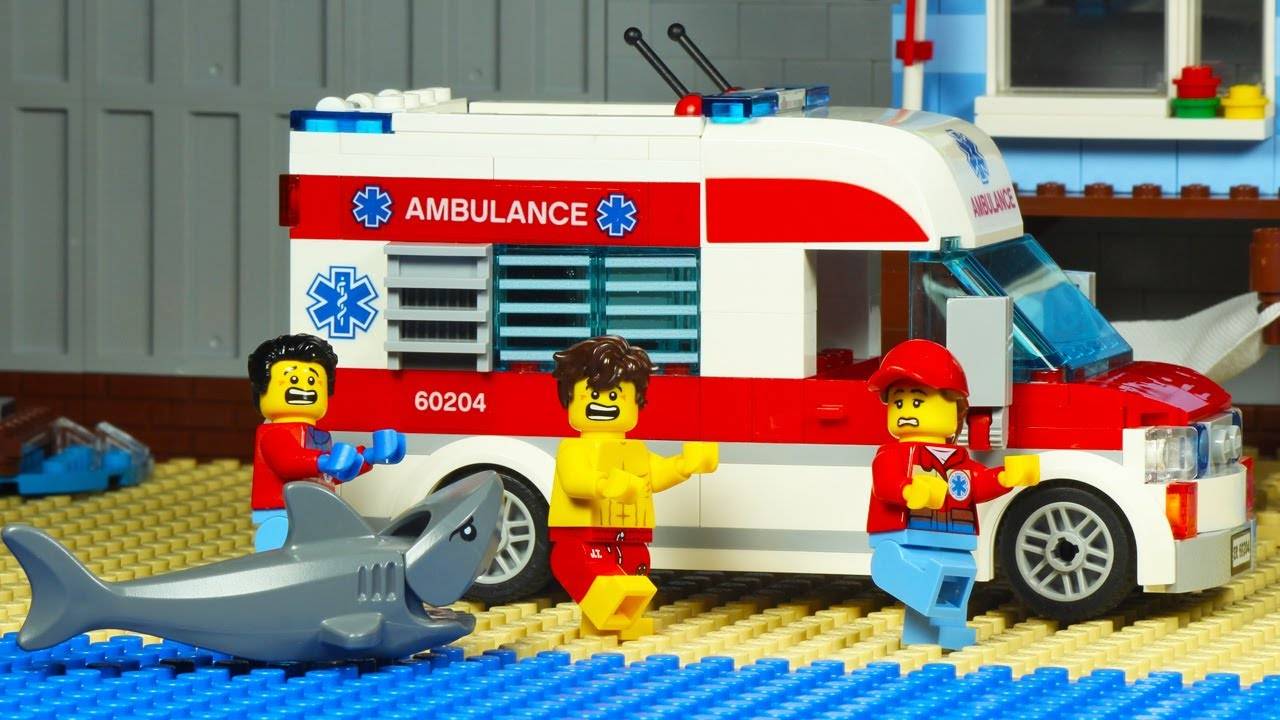 LEGO City Emergency Ambulance Shark Attack