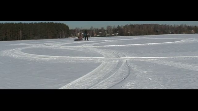 Покатушки на мототолкаче для лыжника !🤓👍✌️⛷️