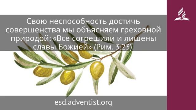 21февраля 2025 Будьте совершенны. Под сенью благодати. Адвентисты
