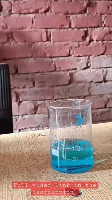 Displacement Reaction (Experiment) | Class 10th science | #displacementreaction #shorts #experiment