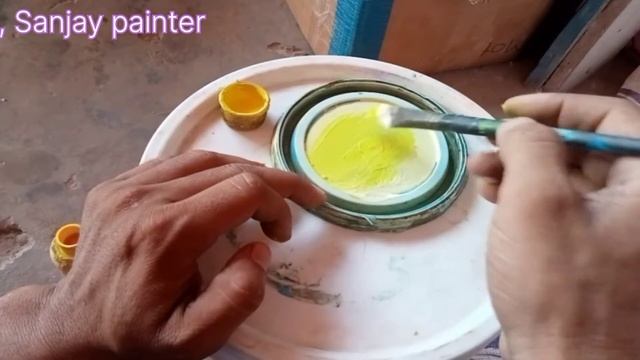 लेमन यलो कलर कैसे बनाएं ? lemon yellow colour! lemon yellow colour paint