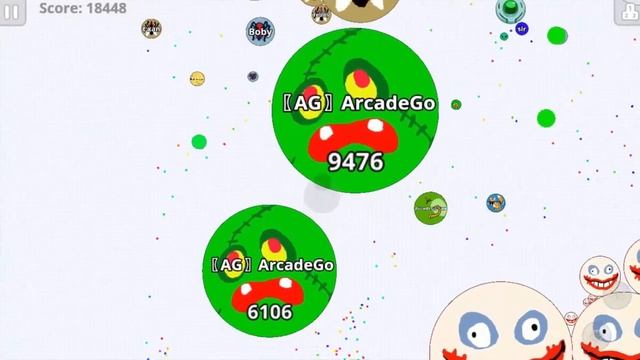 Agar.io Solo Zombie Skin Intense Battle Epic Destroying Team 41K+ (Agario Best Moments)