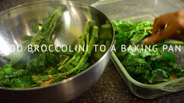 GARLICKY ROASTED BROCCOLINI