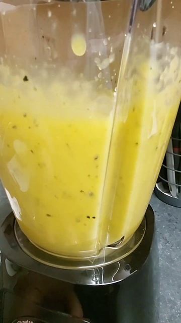 healthy smoothie with passion fruit+mango+orange #shorts #asmr