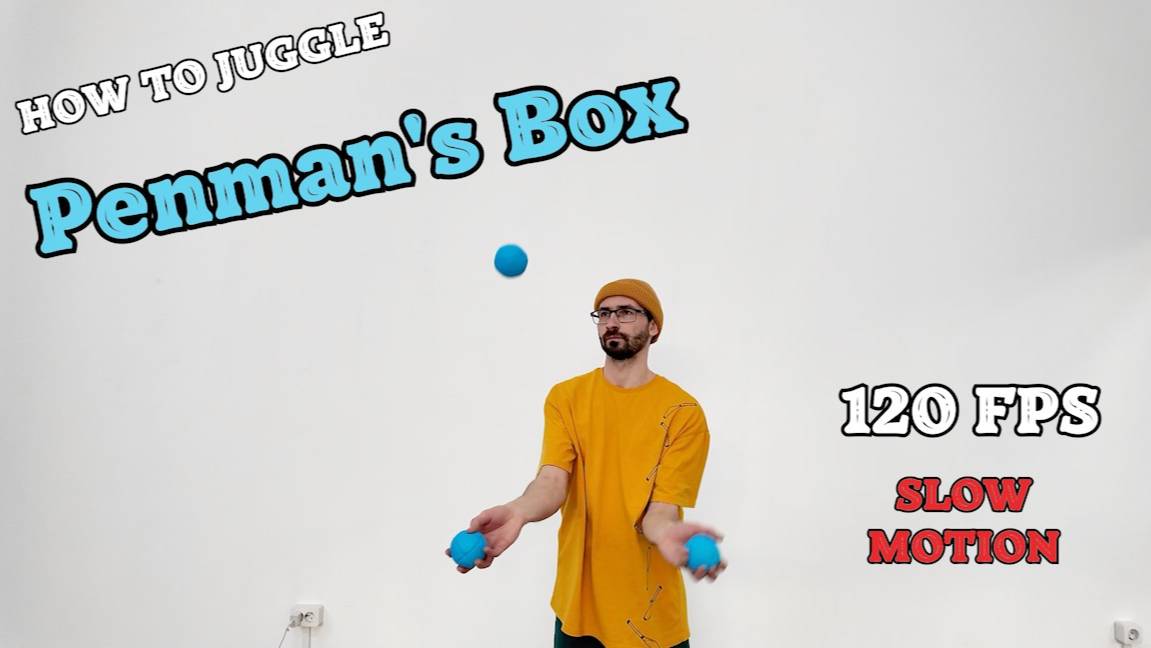 Penman's Box Juggling Trick - Super Slow Motion 120 fps 🎁