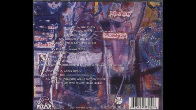 Rhythmicru – Open Canvas (2003) D-Ray MC Arod TheSnowyOwl Charlie Green Batho Cale Sampson A-Tom